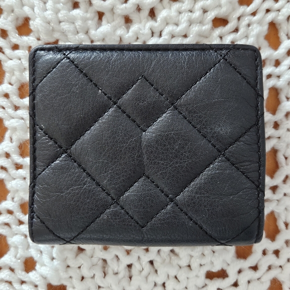 NWT Marc by Marc Jacobs Black Leather Quilted Wallet - Picture 2 of 9